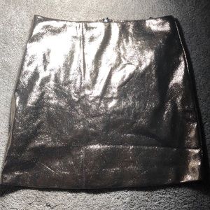 forever 21 gold skirt size small